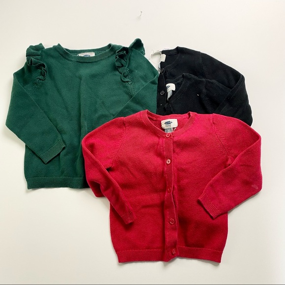Old Navy Other - Bundle of 4 Cotton sweaters. 3 cardigans 1 pullover.